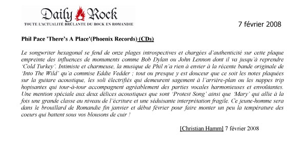 Daily Rock - fév. 2008