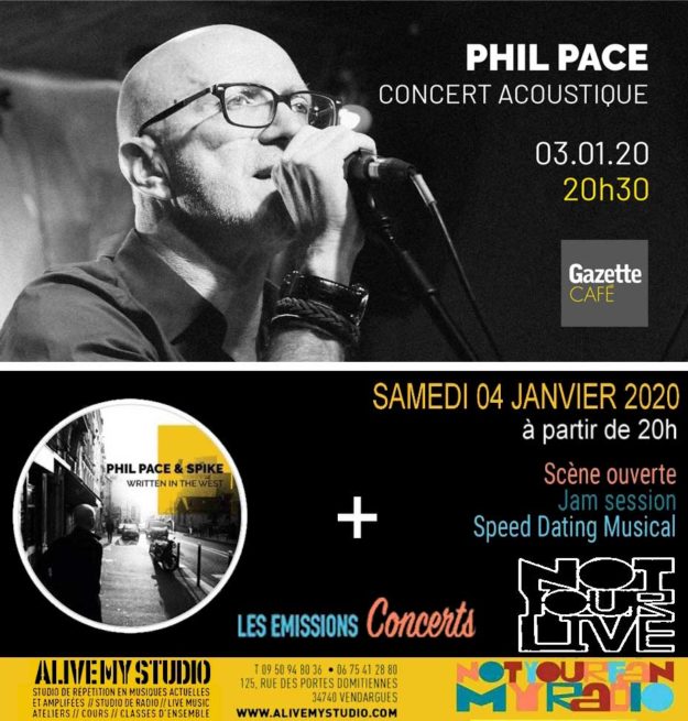 Concerts Phil Pace à Montpellier