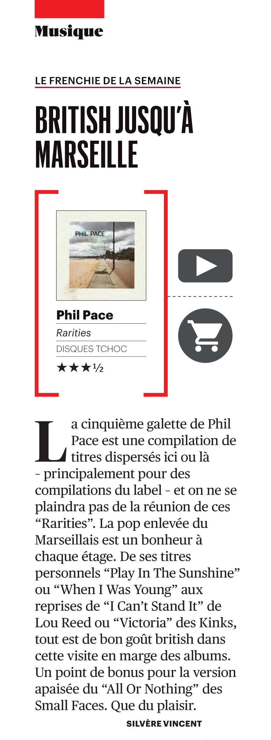 RollingStone Chronique Rarities Phil Pace