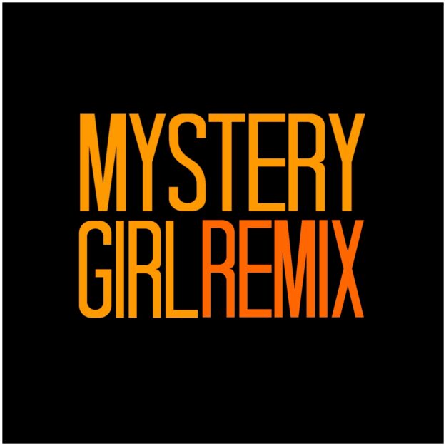 carre MYSTERY GIRL REMIX liseret blanc